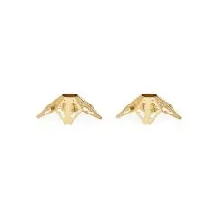 Georg Jensen lysestage stjerne 2 stk guld 2022