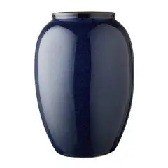 Bitz vase 25 cm mat Blå