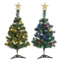 Schou kunstigt juletræ med 40 LED H60 cm 1 stk til batteri