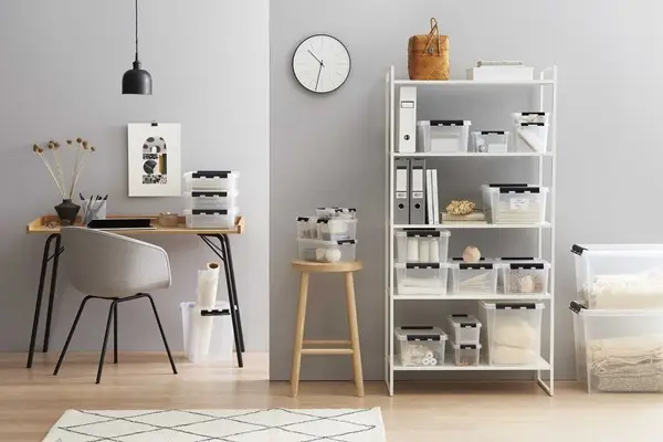 Praktiske SmartStore kasser i plastik